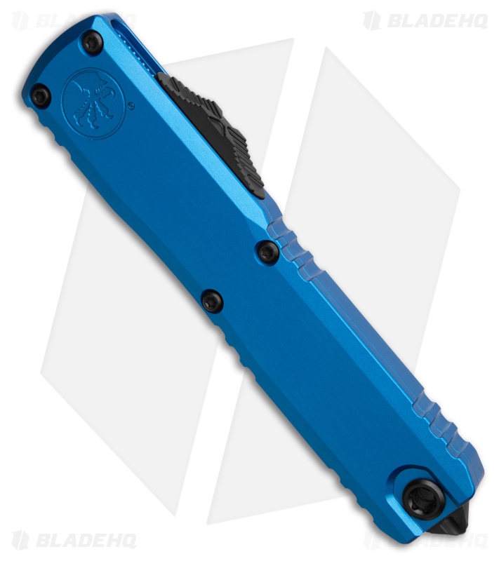 Microtech Ultratech D/E Gen IV Automatic Knife Blue Al (3.5" Black)