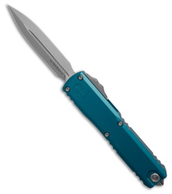 Microtech Ultratech D/E Gen IV Automatic Knife Blue Al (3.5" SW)