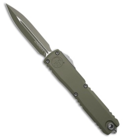 Microtech Ultratech D/E Gen IV Automatic Knife Cerakote Moss Green Al (3.5")