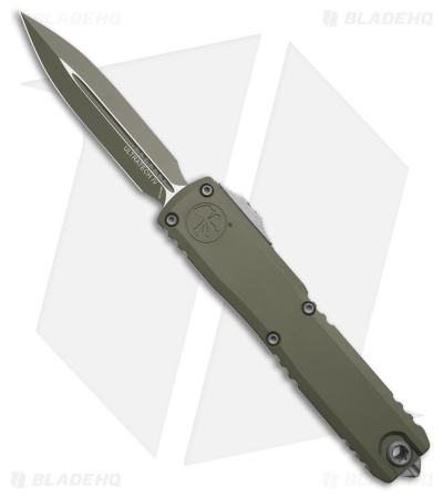 Microtech Ultratech D/E Gen IV Automatic Knife Cerakote Moss Green Al (3.5")