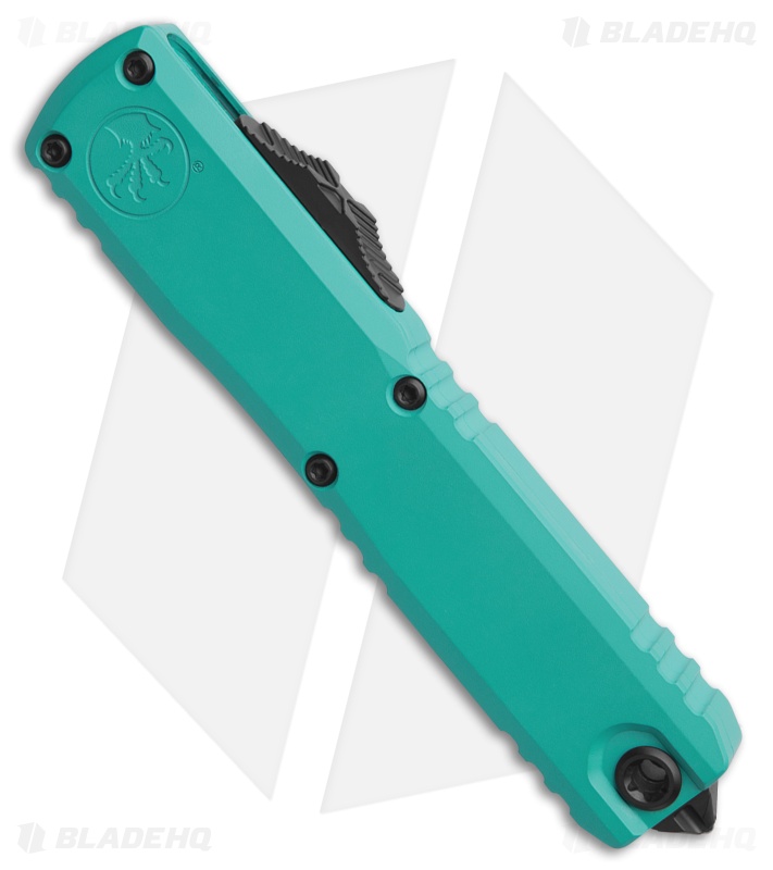 Microtech Ultratech D/E Gen IV Automatic Knife Cyan (3.5" Black)