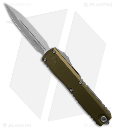 Microtech Ultratech D/E Gen IV Automatic Knife OD Green Al (3.5" SW)