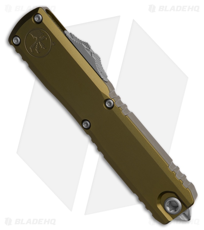 Microtech Ultratech D/E Gen IV Automatic Knife OD Green Al (3.5" AP)
