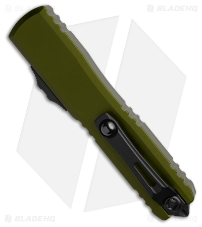 Microtech Ultratech D/E Gen IV Automatic Knife OD Green Al (3.5" Black)