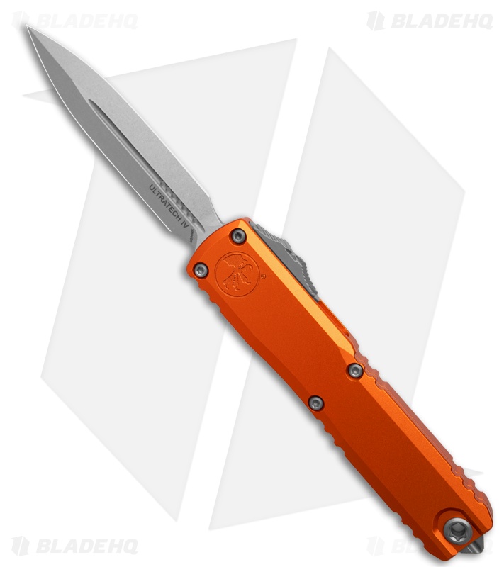 Microtech Ultratech D/E Gen IV Automatic Knife Orange Al (3.5" SW)