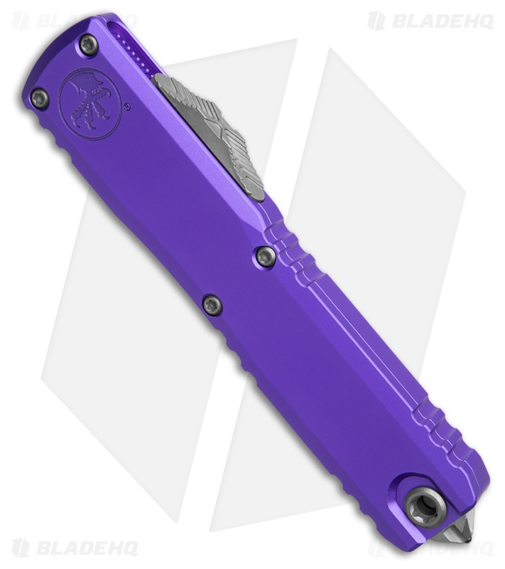 Microtech Ultratech D/E Gen IV Automatic Knife Purple Al (3.5" AP)
