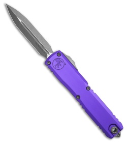 Microtech Ultratech D/E Gen IV Automatic Knife Purple Al (3.5" AP)