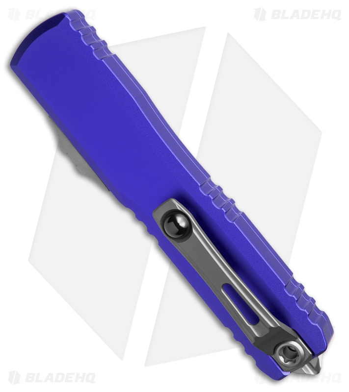 Microtech Ultratech D/E Gen IV Automatic Knife Purple Al (3.5" SW)