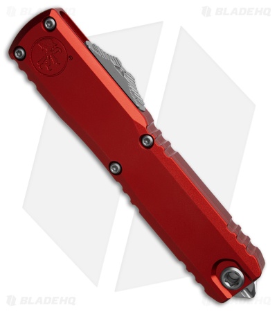 Microtech Ultratech D/E Gen IV Automatic Knife Red Al (3.5" SW)