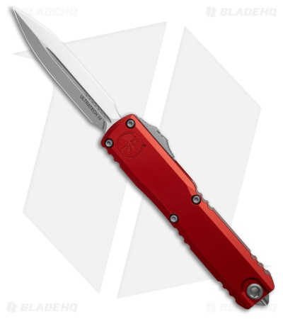 Microtech Ultratech D/E Gen IV Automatic Knife Red Al (3.5" SW)