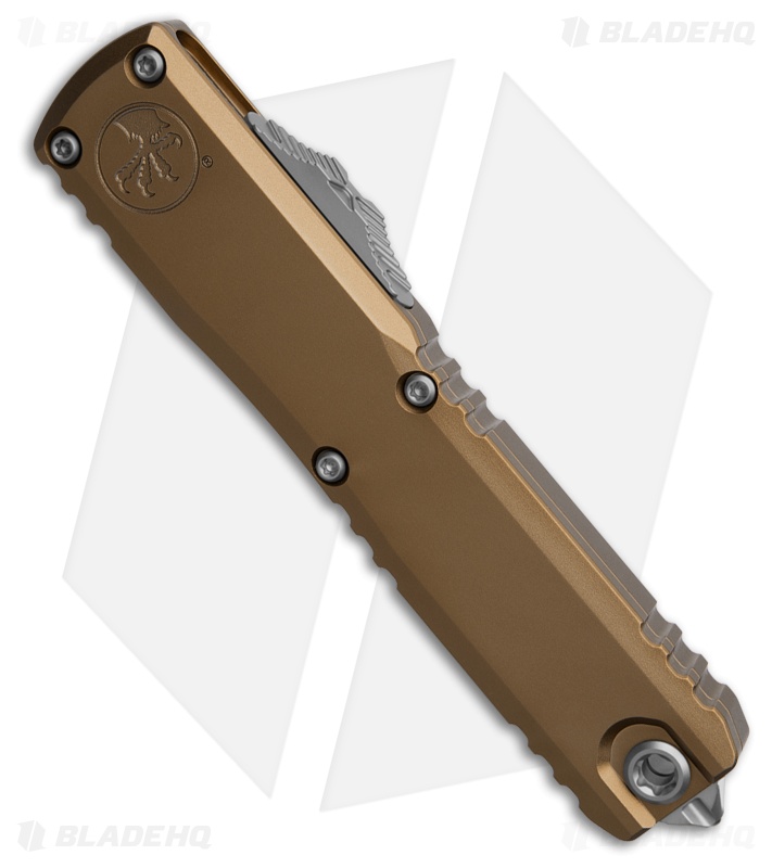 Microtech Ultratech D/E Gen IV Automatic Knife Tan Al (3.5" SW)