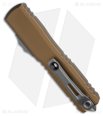 Microtech Ultratech D/E Gen IV Automatic Knife Tan Al (3.5" AP)