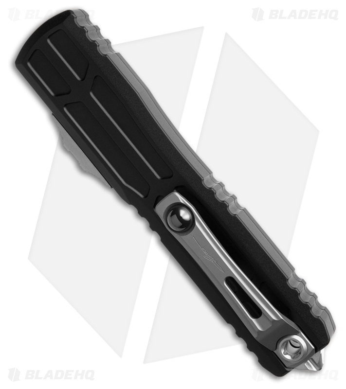 Microtech Ultratech EX-ZBP Gen III D/E OTF Knife Black Al (3.5" SW Serr)