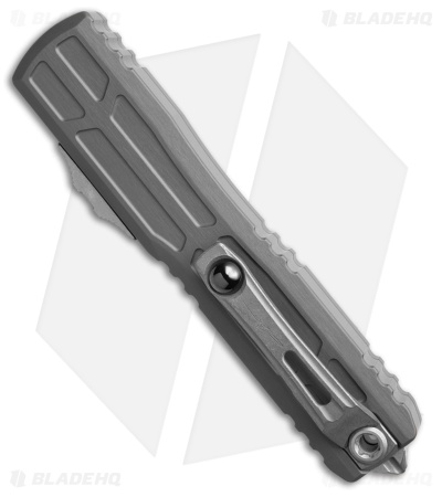 Microtech Ultratech EX-ZBP Gen III D/E OTF Knife Natural Clear Al (3.5" Serr)