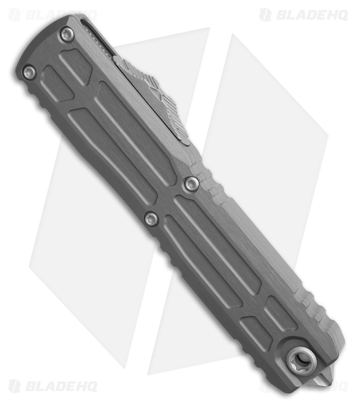 Microtech Ultratech EX-ZBP Interceptor S/E OTF Knife Natural Clear Al(3.5" Apoc)