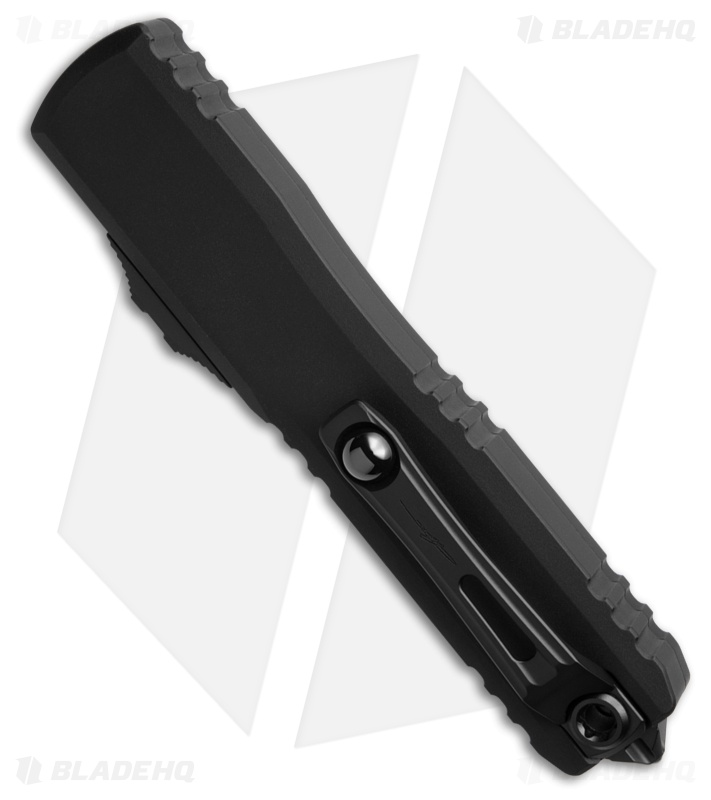 Microtech Ultratech Gen III ZBP Hellhound OTF Knife Black Al (3.5" Two-Tone)