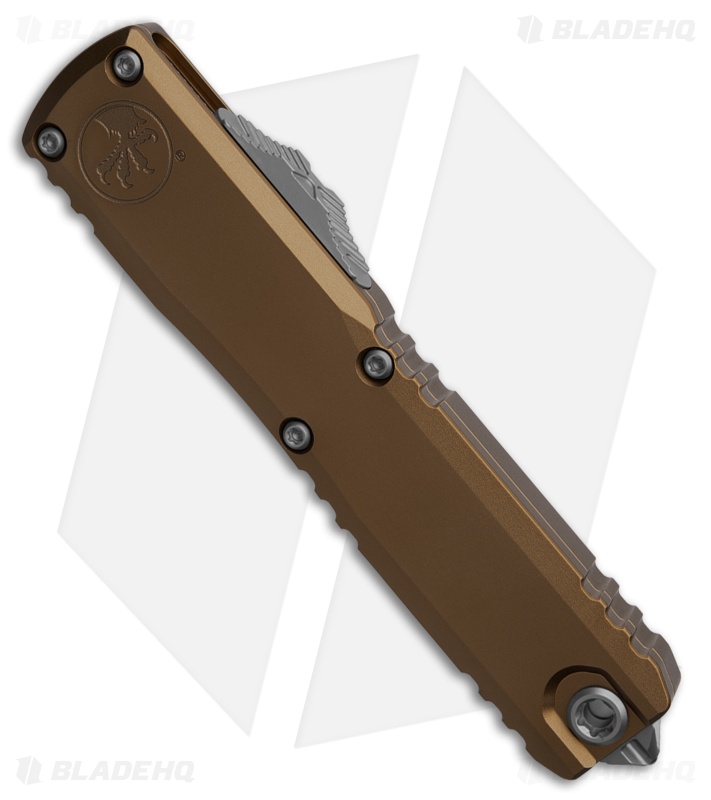 Microtech Ultratech Gen IV D/E OTF Automatic Knife Tan Al (3.5" SW Full Serr)