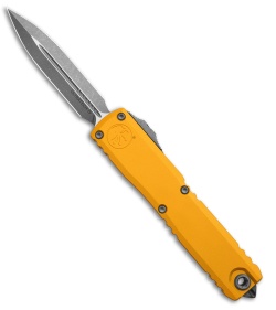 Microtech Ultratech Gen IV D/E OTF Automatic Knife Yellow Al (3.5" Apocalyptic)