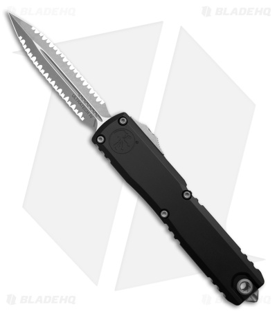 Microtech Ultratech Gen IV D/E OTF Knife Black Aluminum (3.5" Apoc Double FS)