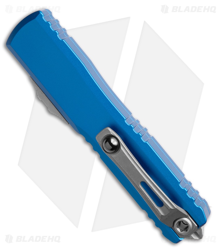 Microtech Ultratech Gen IV D/E OTF Knife Blue Aluminum (3.5" Apoc Double FS)