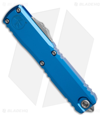 Microtech Ultratech Gen IV D/E OTF Knife Blue Aluminum (3.5" Apoc Double FS)
