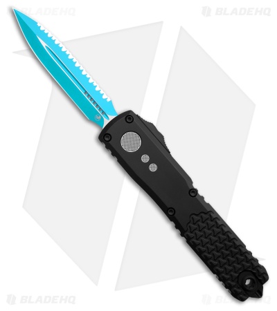 Microtech Ultratech Gen IV D/E OTF Knife Jedi Master Aluminum (3.5" Blue FS)