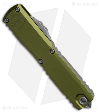 Microtech Ultratech Gen IV D/E OTF Knife OD Green Aluminum (3.5" Apoc Double FS)