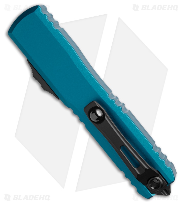 Microtech Ultratech Gen IV S/E OTF Automatic Knife Blue Al (3.5" Two-Tone Serr)