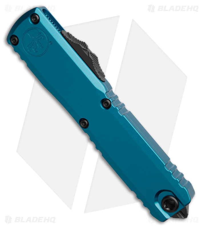 Microtech Ultratech Gen IV S/E OTF Automatic Knife Blue Al (3.5" Two-Tone Serr)