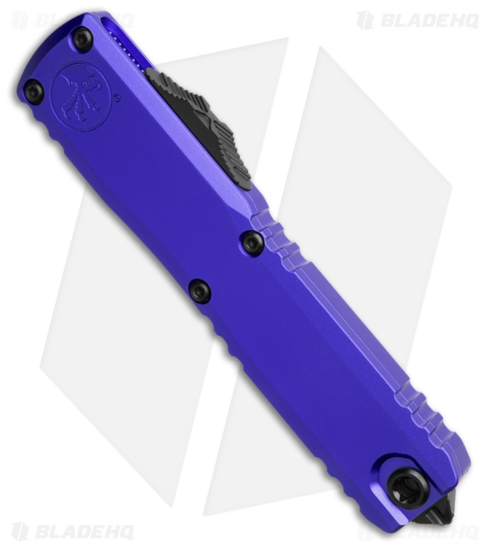 Microtech Ultratech Gen IV S/E OTF Automatic Knife Purple Al (3.5" Two-Tone Serr