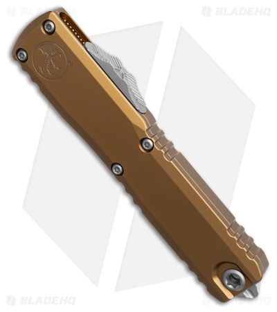 Microtech Ultratech Gen IV S/E OTF Automatic Knife Tan Aluminum (3.4" SW Serr) 