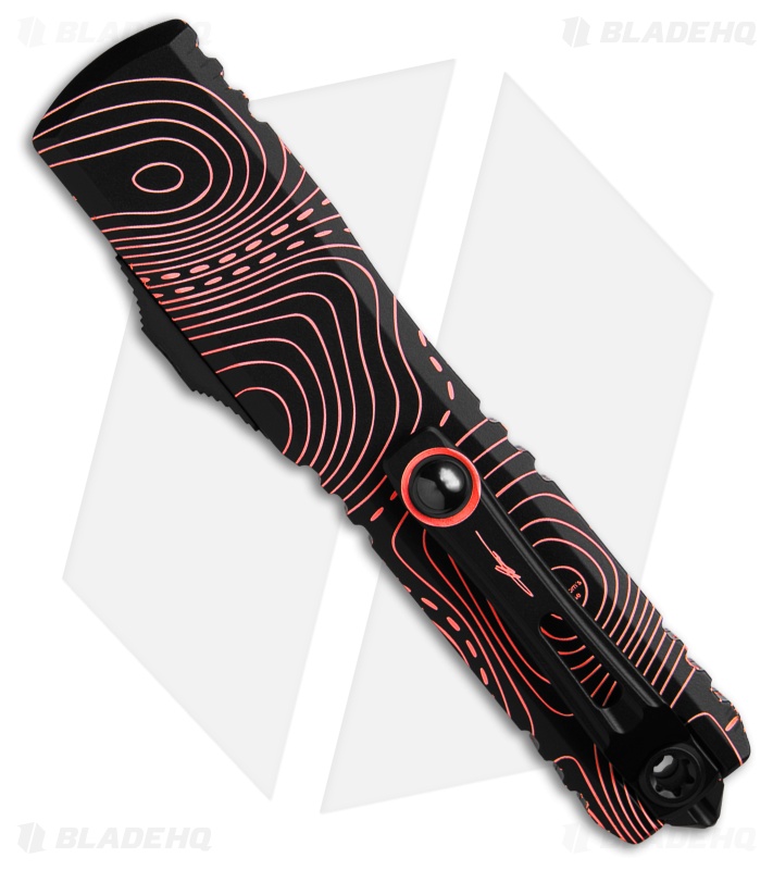 Microtech Ultratech Gen IV SS S/E OTF Knife Topo Black/Pink Camo (3.5" BLK/PK)