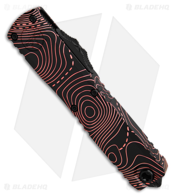 Microtech Ultratech Gen IV SS S/E OTF Knife Topo Black/Pink Camo (3.5" BLK/PK)