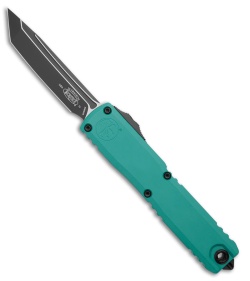 Microtech Ultratech Gen IV T/E OTF Automatic Knife Cyan Aluminum (3.4" Black)