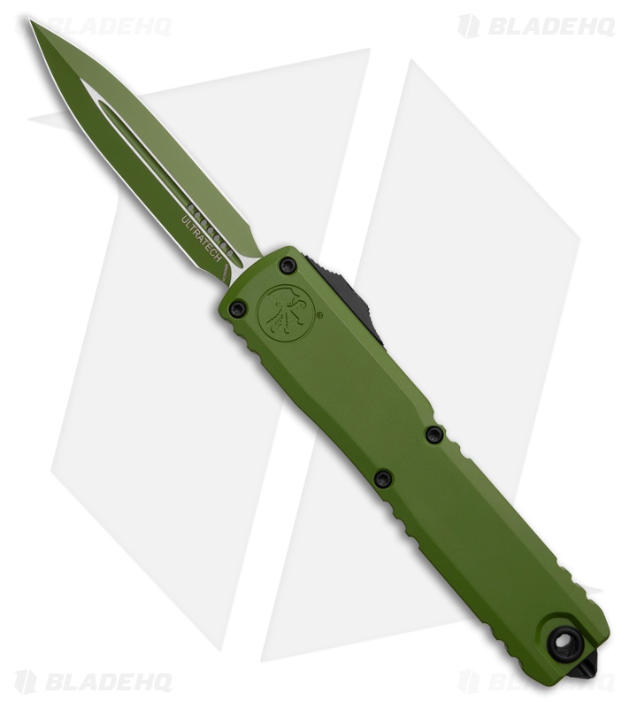Microtech Ultratech ZBP Gen III D/E OTF Knife Green Cerakote