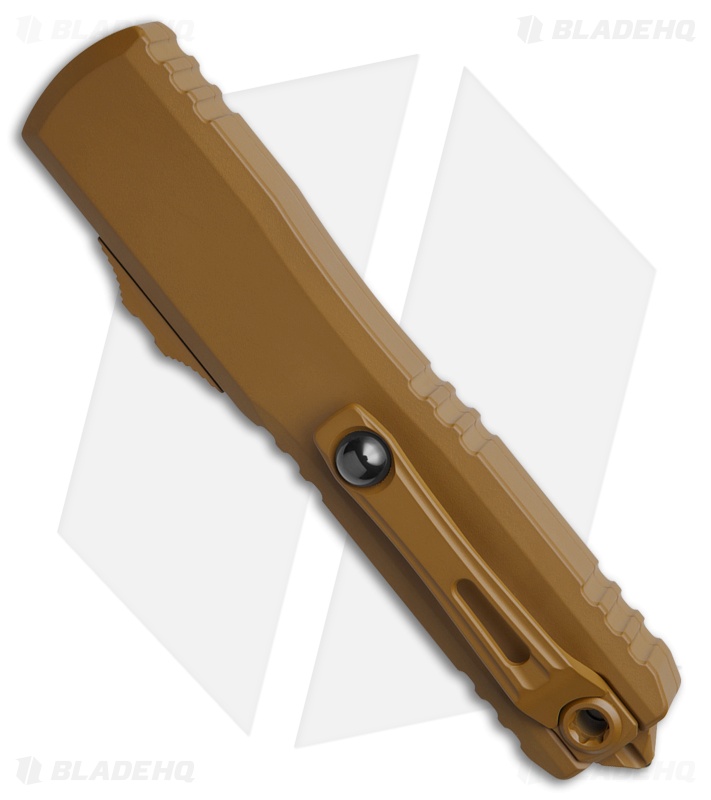 Microtech Ultratech ZBP Gen III D/E OTF Auto Knife Tan Cerakote RAL-8000  (3.5")