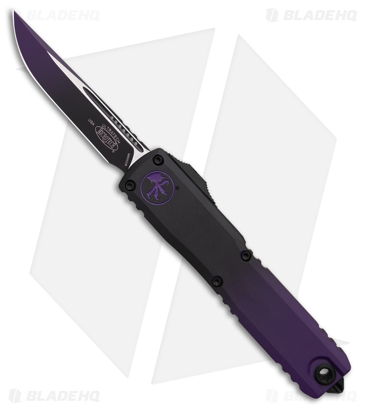 Microtech Ultratech ZBP Gen III S/E OTF Knife Faded Black/Purple