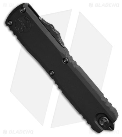 Microtech Ultratech ZBP Gen III Shadow D/E OTF Knife Black Al (3.5" DLC Serr)