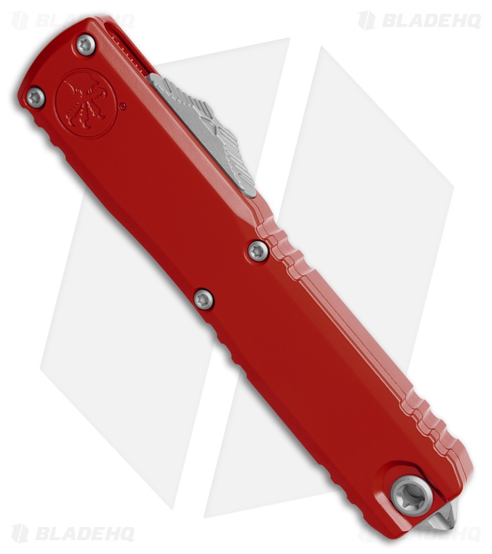 Microtech Ultratech ZBP Gen III T/E Automatic Knife Red Aluminum  (3.5" Apoc)