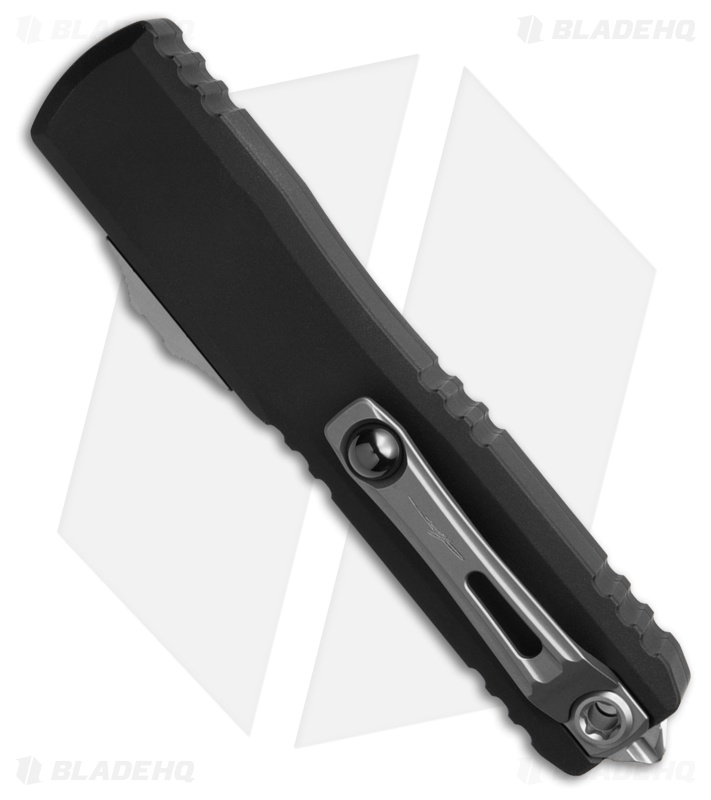 Microtech Ultratech ZBP Hellhound OTF Automatic Knife Black Al (3.5" SW)