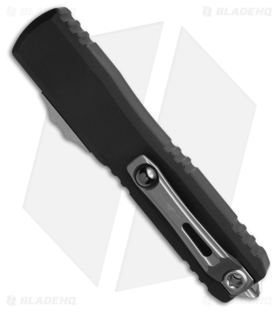 Microtech Ultratech ZBP Hellhound OTF Automatic Knife Black Al (3.5" SW)