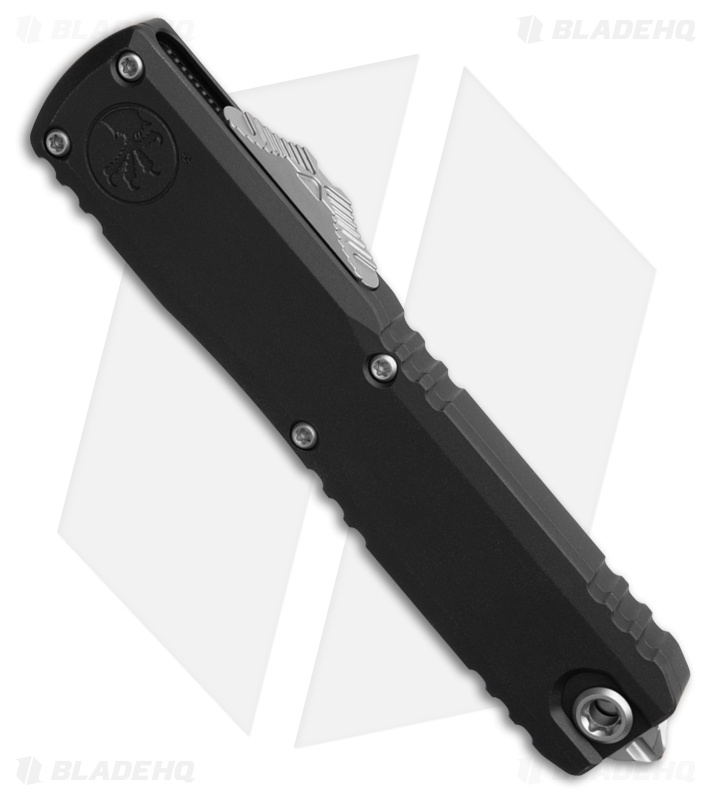 Microtech Ultratech ZBP Hellhound OTF Automatic Knife Black Al (3.5" SW)