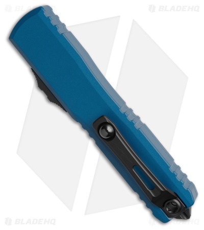 Microtech Ultratech ZBP Zero Forks D/E OTF Automatic Knife Blue Al (3.5" Black)