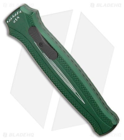 Piranha Rated-R D/A OTF Automatic Knife Green (3.5" Black)