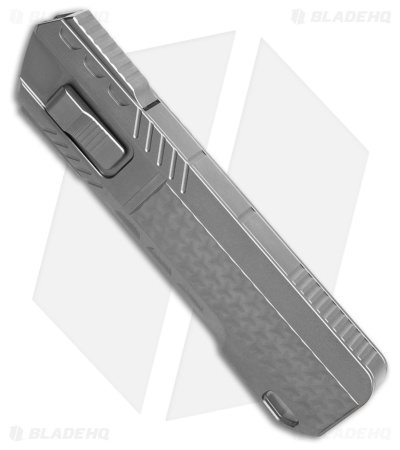 REMETTE RT-Leopard OTF Gravity Knife Titanium (2.8" Pearlescent)
