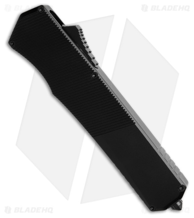 Tekto Knives A5 Spry OTF Automatic Knife Black Aluminum (3.5" Black)