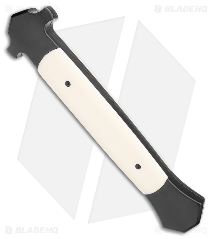 Mago D/A Italian Stiletto Auto OTF Knife White Ivory (5.75" Satin)
