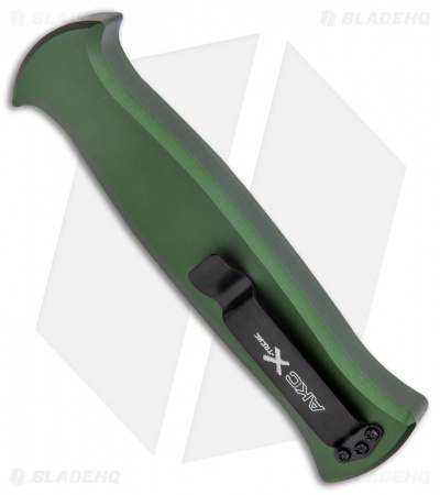 AKC X-treme EVO OTF Automatic Dagger Knife Green (3.5" Black)