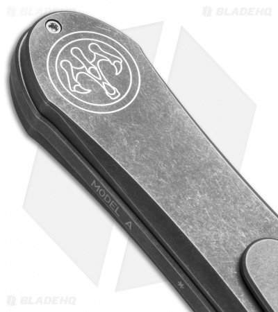 G&G Hawk Custom Deadlock Model A Knife D/A OTF Auto Ti (3.75" Stonewash)