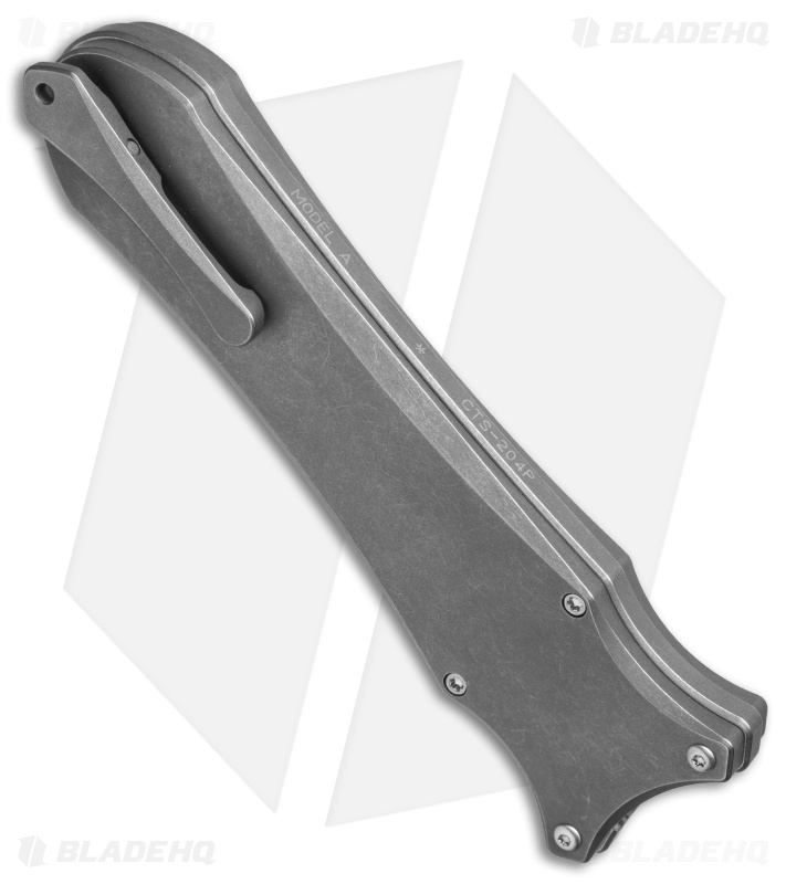 G&G Hawk Custom Deadlock Model A Knife D/A OTF Auto Ti (3.75" Stonewash)